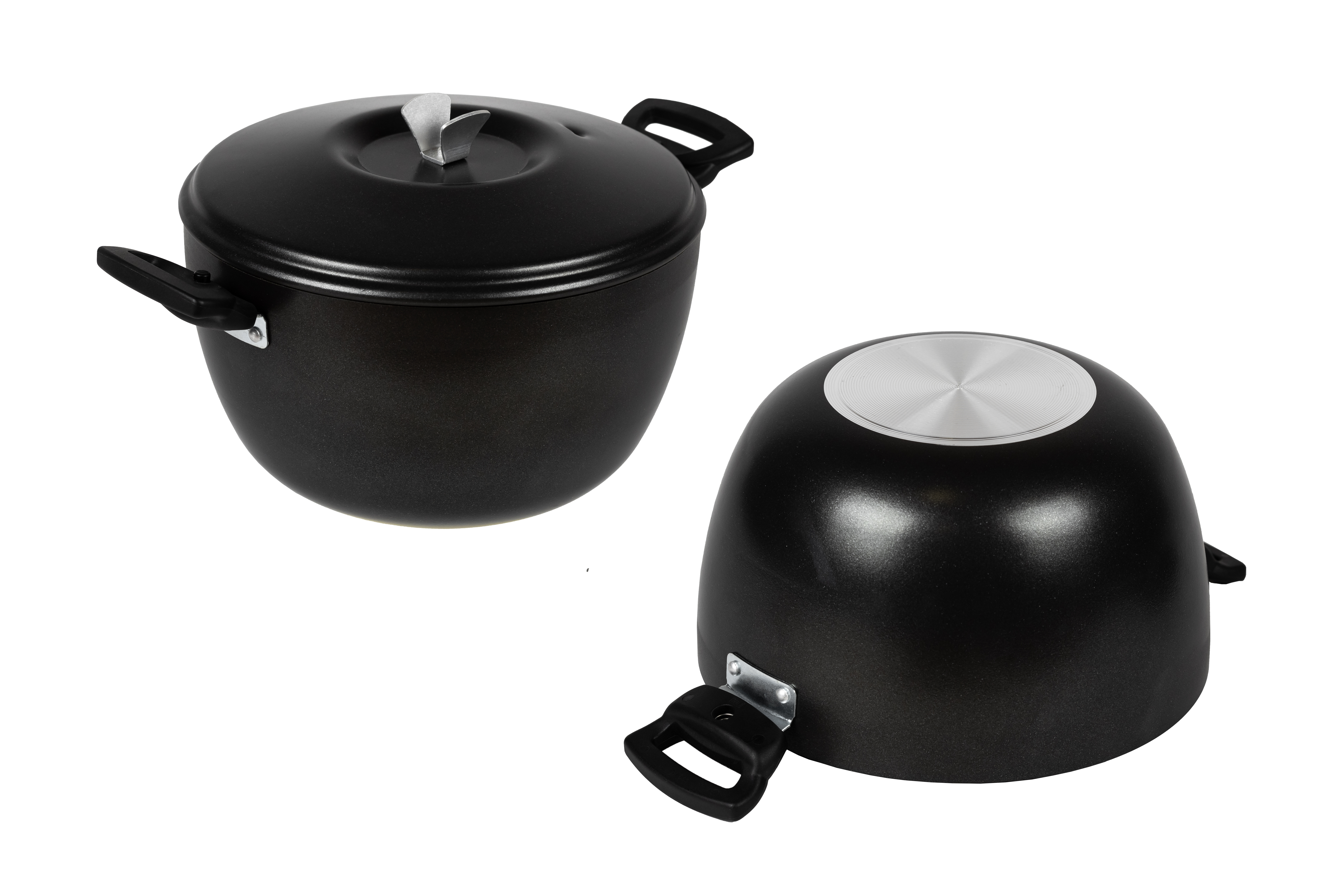 картинка Кастрюля-казан Кумир 5,0 л, Ø 24 см - металлическая крышка, съемные ручки от торговой марки Калитва ТМ