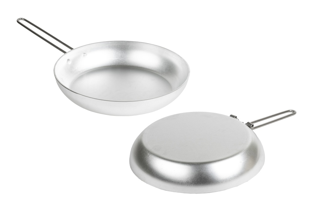 картинка Сковорода алюминиевая со складывающейся, Ø 22 см от торговой марки Калитва ТМ