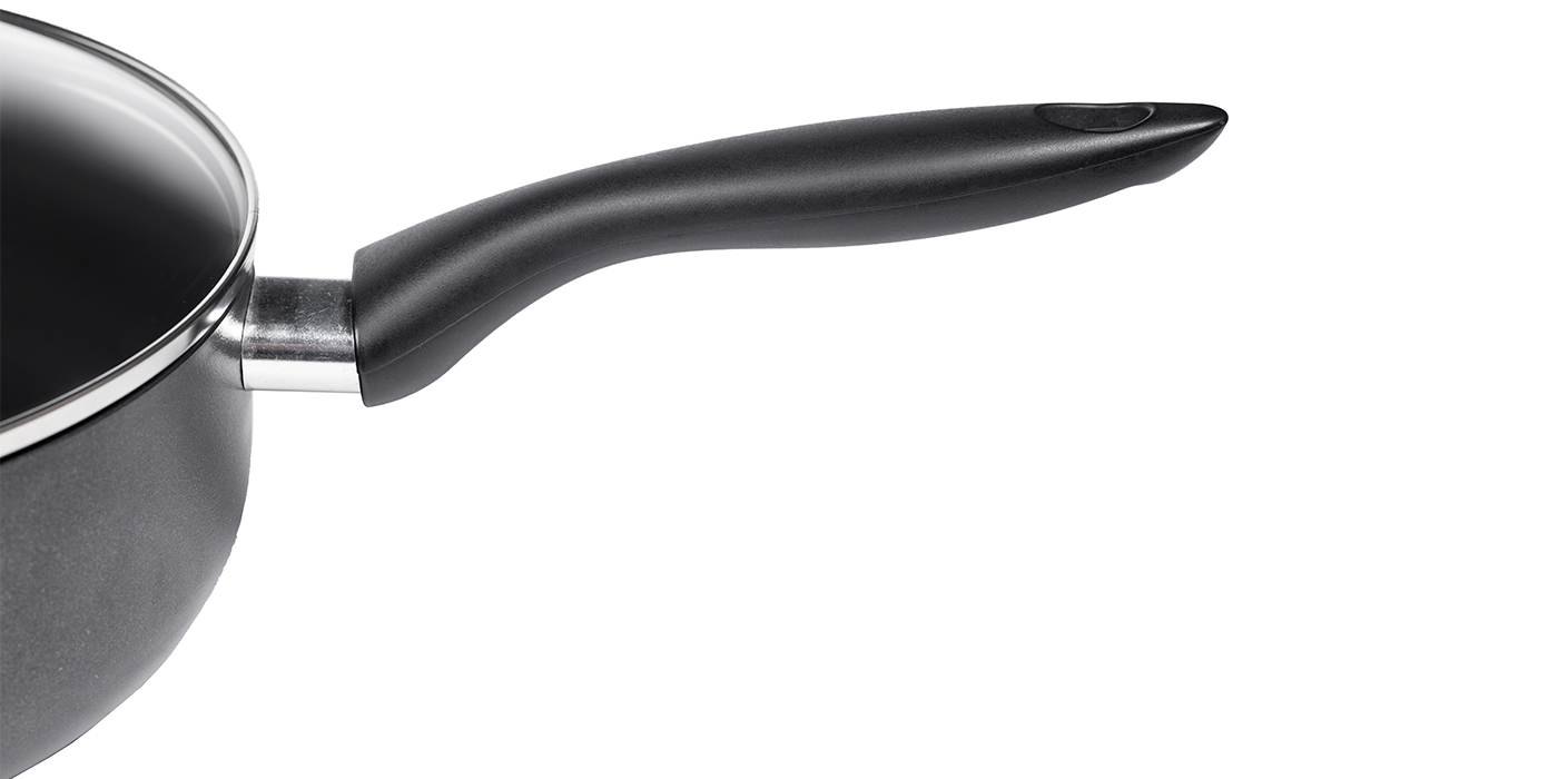 картинка Сотейник Кумир Ø 26 см - 2 ручки, стеклянная крышка от торговой марки Калитва ТМ