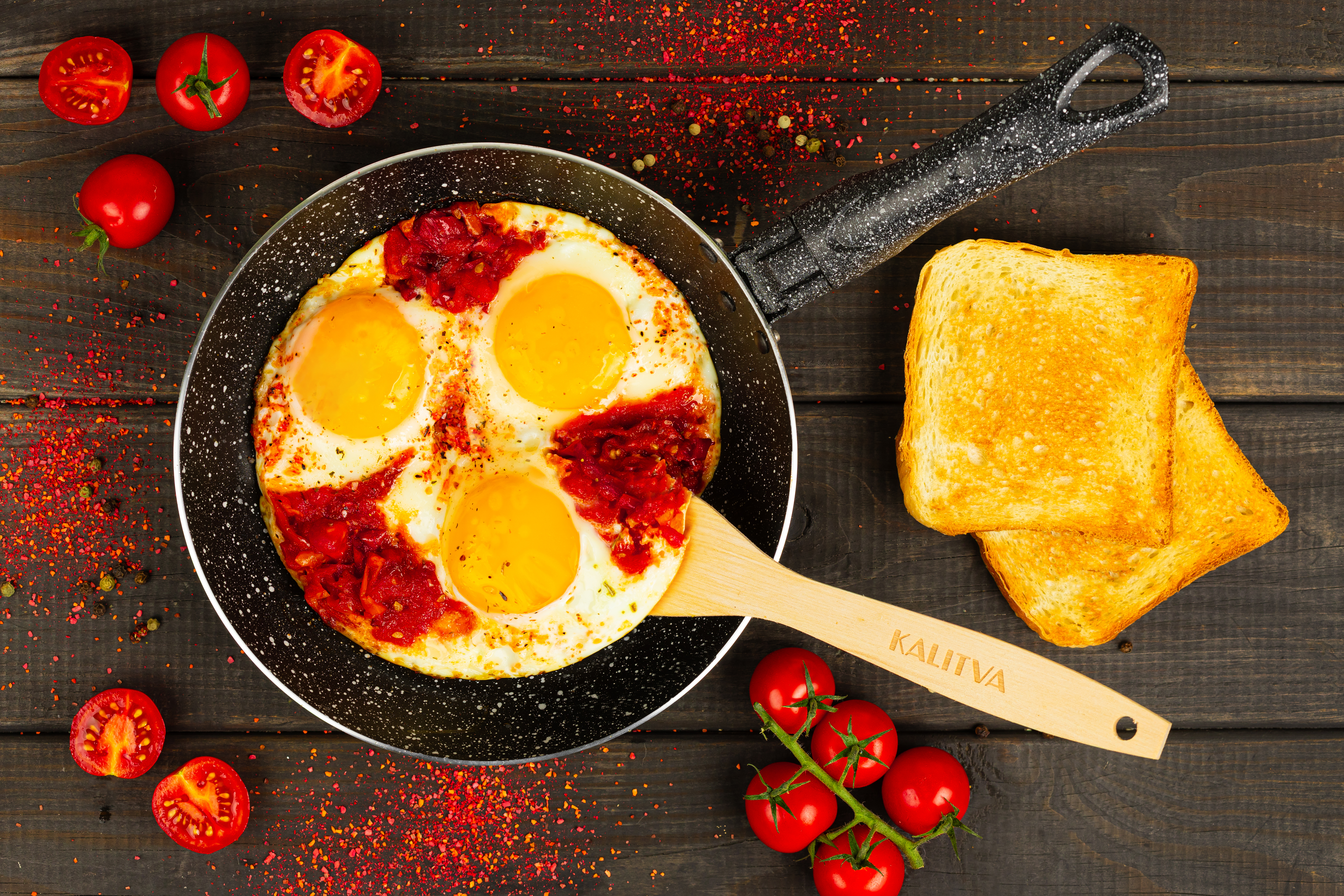 картинка Сковорода Easy Stone Induction, диаметр 20 см от торговой марки Калитва ТМ