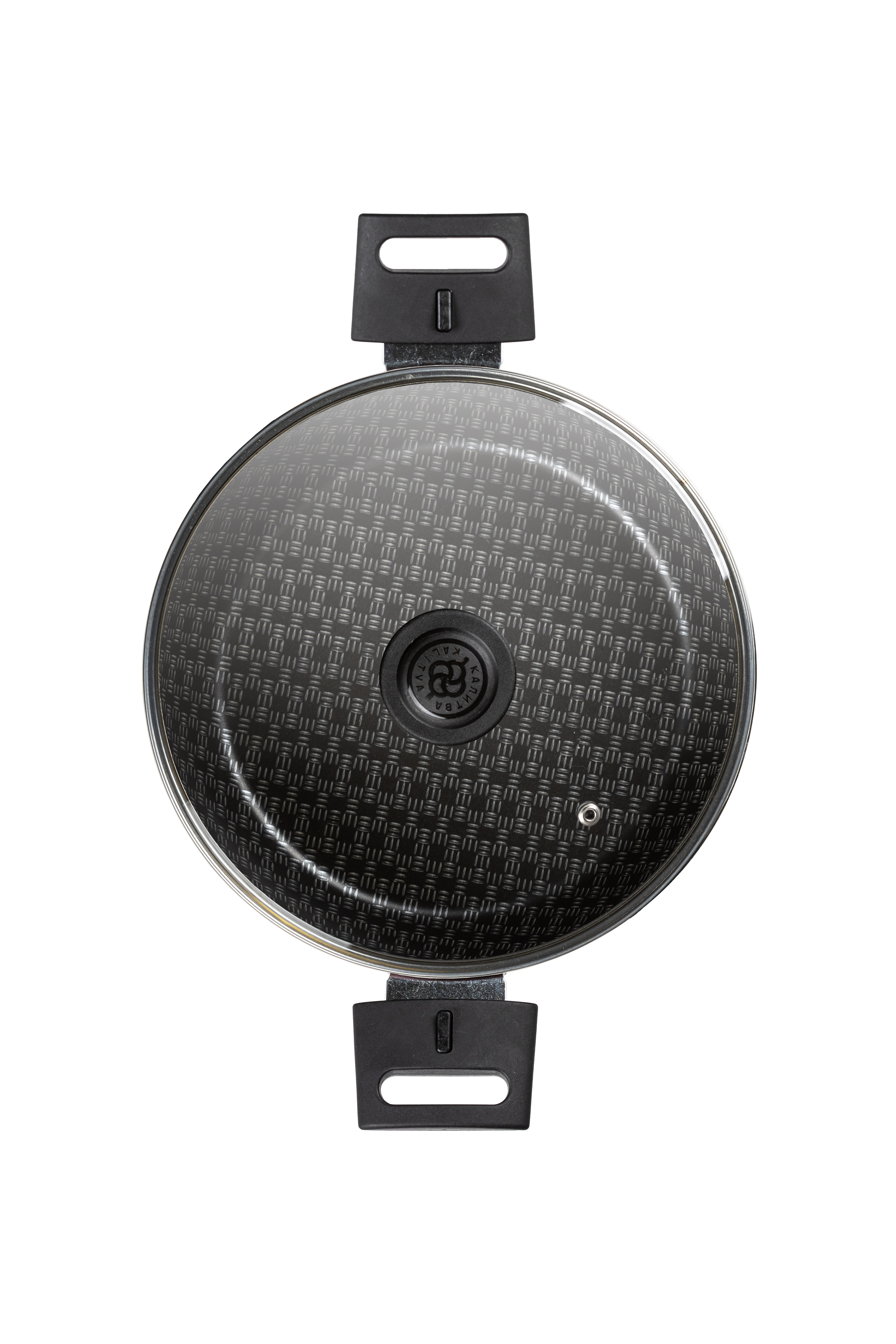 картинка Кастрюля LACE (Кружево) 4,0 л, Ø 24 см - 2 съемные ручки, стеклянная крышка от торговой марки Калитва ТМ