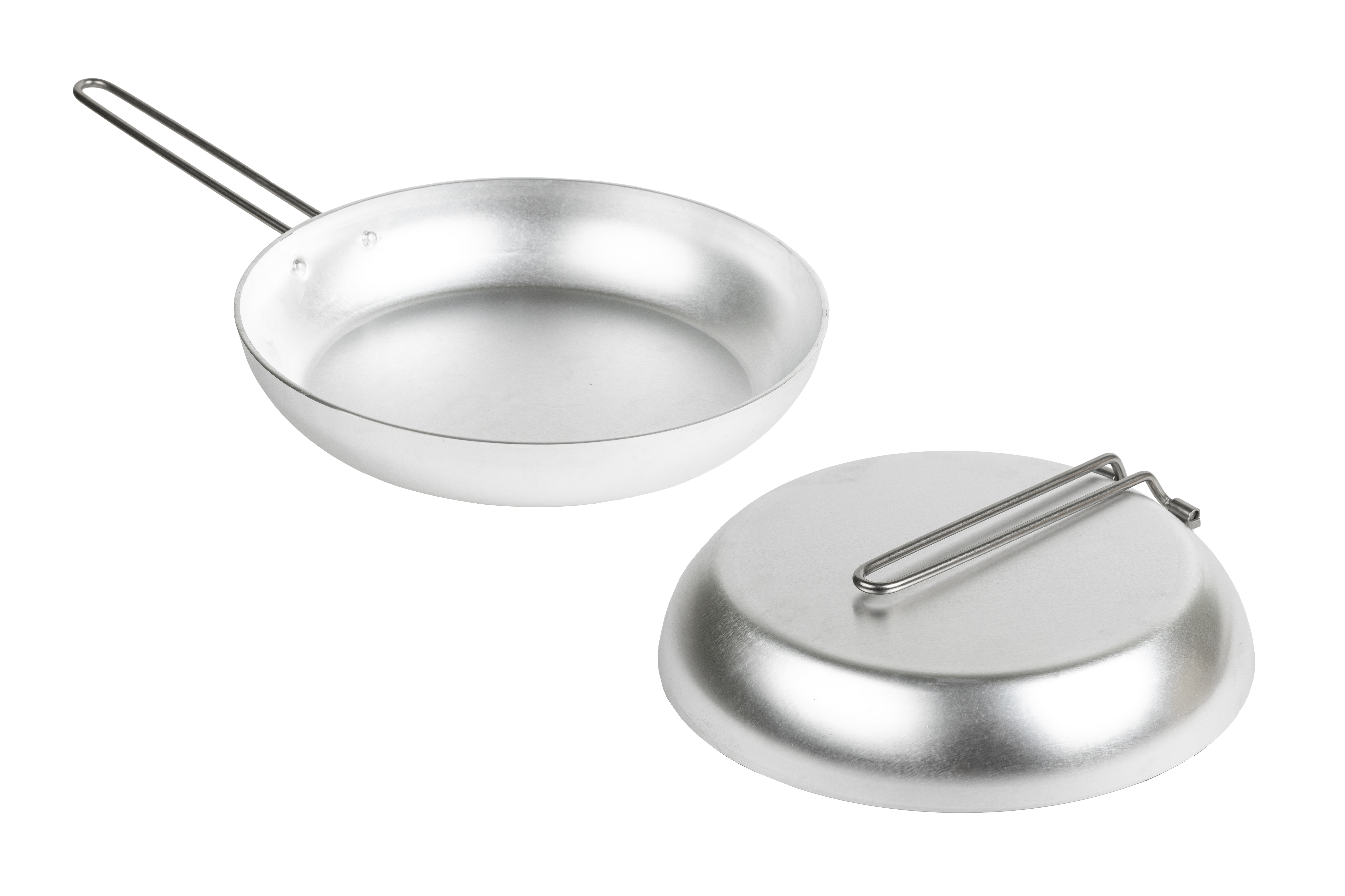 картинка Сковорода алюминиевая со складывающейся, Ø 22 см от торговой марки Калитва ТМ