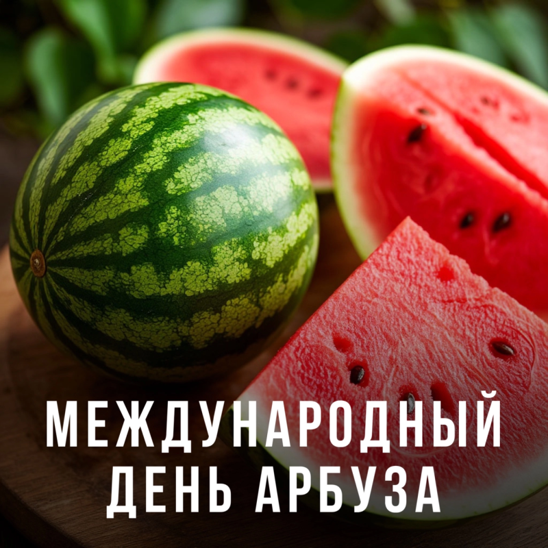 3 августа — Международный день арбуза!