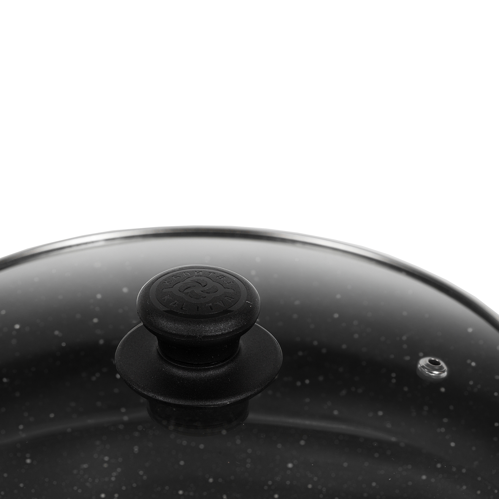 картинка Сковорода Easy Stone, диаметр 22 см с крышкой от торговой марки Калитва ТМ